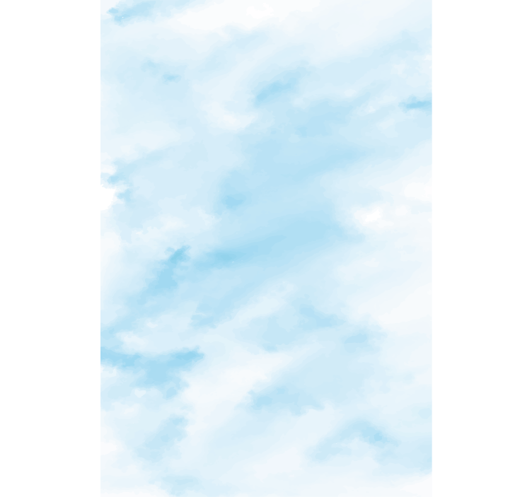 Blue blurry sky cloud roller blind - TenStickers