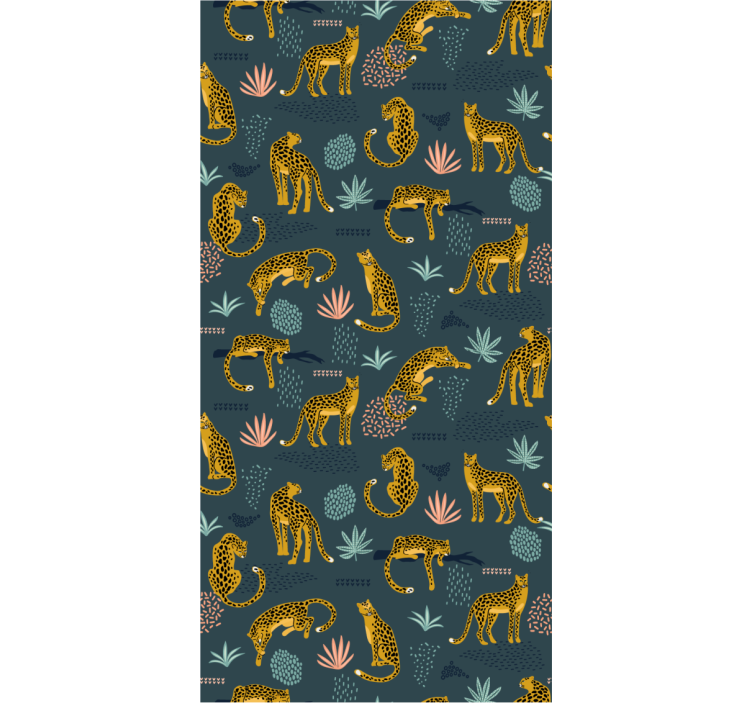 Leopard Jungle Print animals blind - TenStickers