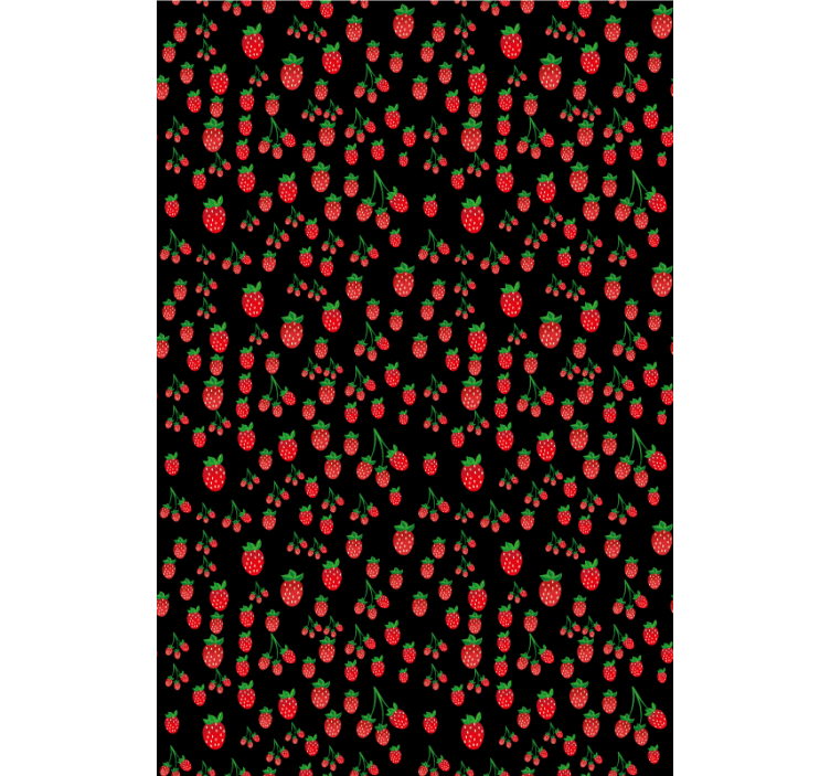 Vibrant Strawberry Patterns blind fruit and vegetables - TenStickers