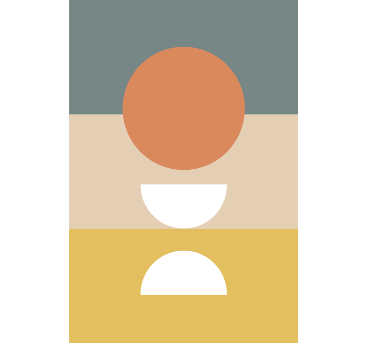 Geometric Shapes Arrangement modern blind - TenStickers