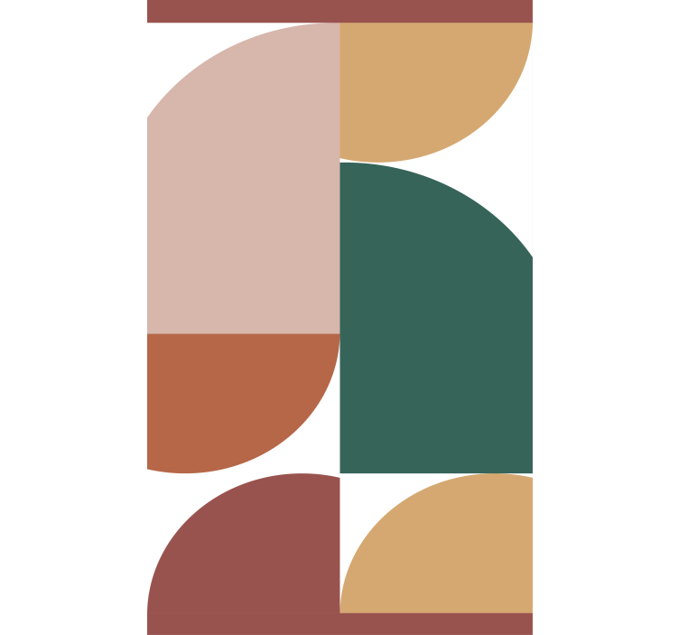 Geometric Circle Patterns modern blind - TenStickers