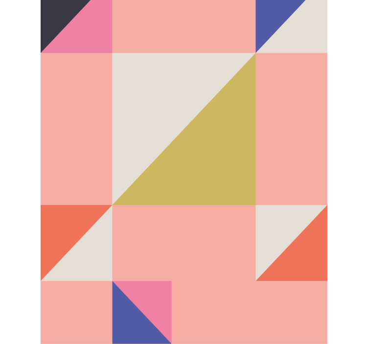Art geometric pattern Blind painting - TenStickers