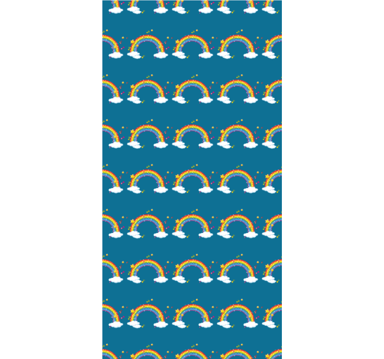 Colorful rainbows pattern blind original - TenStickers