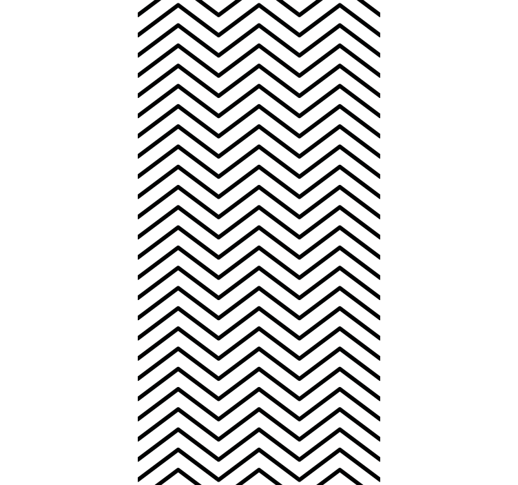 Chevron Patterned Design modern blind - TenStickers