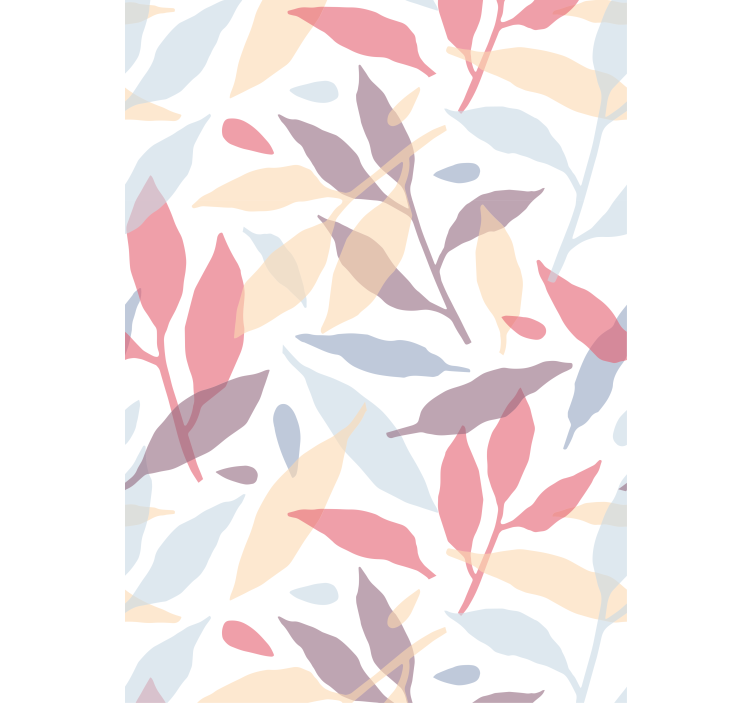 Colourful leaves pattern flower and plant blind - TenStickers