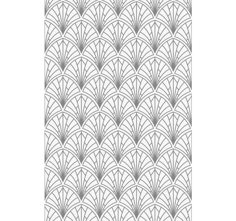 Art Déco gray pattern elegant blind - TenStickers