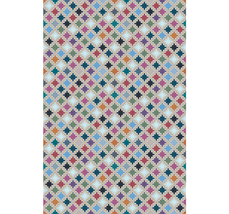 Vibrant Geometric Pattern blind - TenStickers