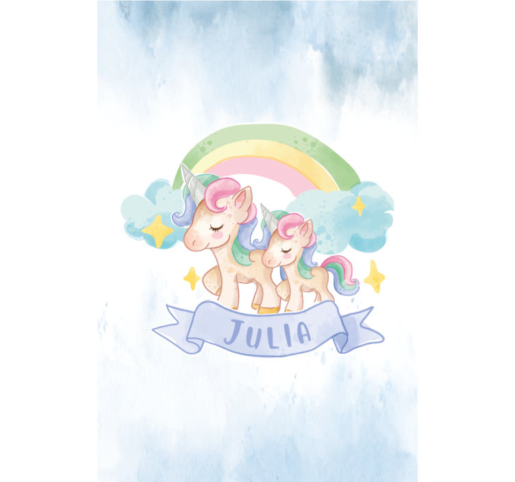 Unicorn adventure blind children - TenStickers