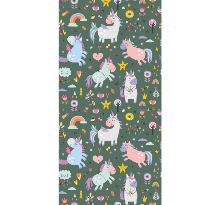 Fantasy Unicorn Patterns animals blind - TenStickers