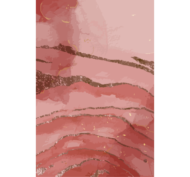 Glitter Gilded Waves art deco blind - TenStickers