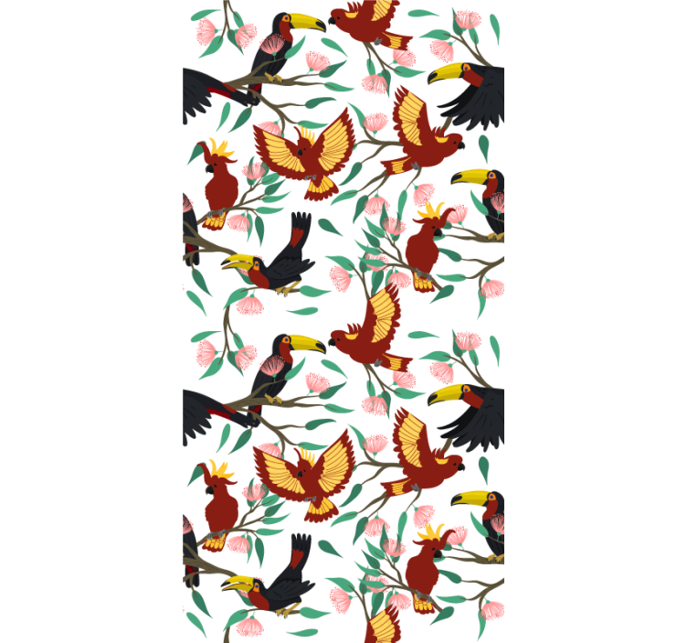 Tropical Bird Patterns animals blind - TenStickers