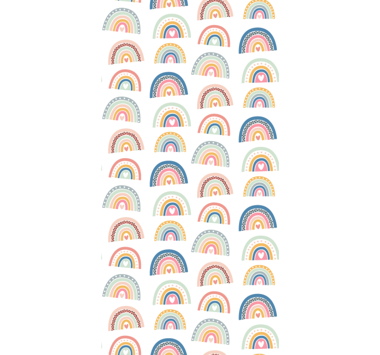 Colorful heart rainbows blind children - TenStickers