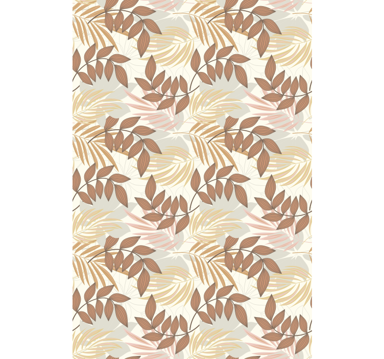 Delicate Leaf Pattern blind flowers and plants - TenStickers