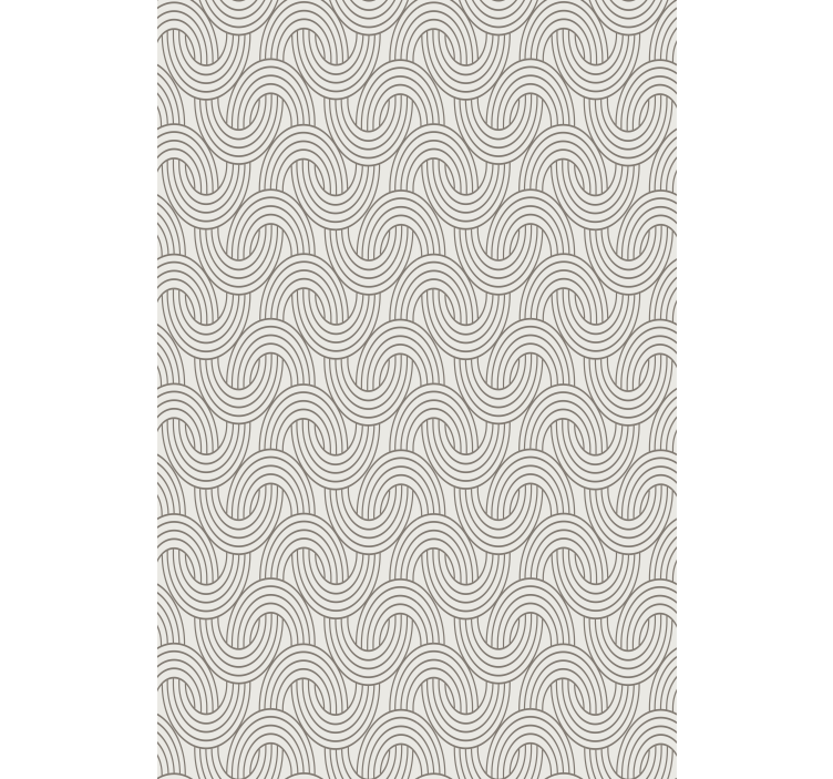 Intricate Wave Patterns pattern roller blind - TenStickers