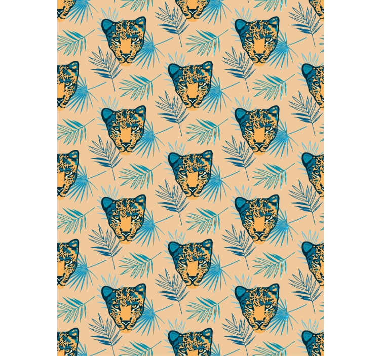 Leopard Head Pattern animals blind - TenStickers