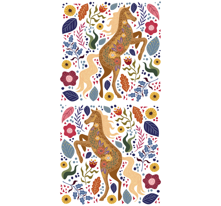 Majestic Horse Silhouette animals blind - TenStickers