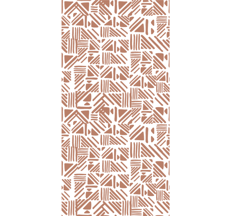 Geometric pattern elements master bedroom shades - TenStickers