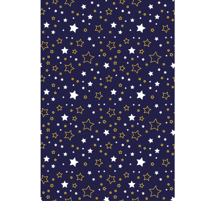 Night sky with stars Childrens blind - TenStickers