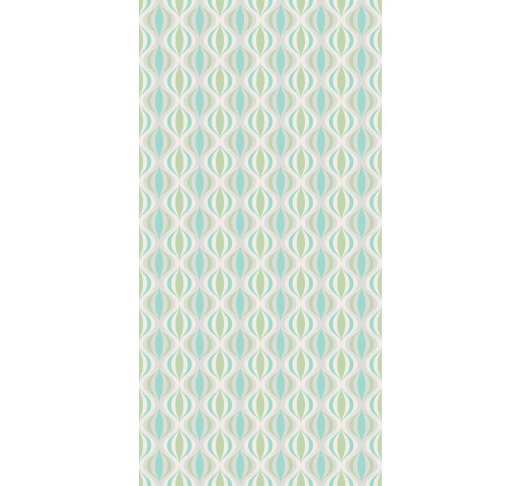 Undulating Wave Motif pattern roller blind - TenStickers