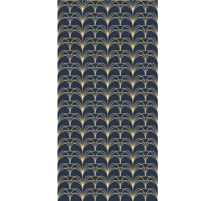 Gold arches elegant blind - TenStickers