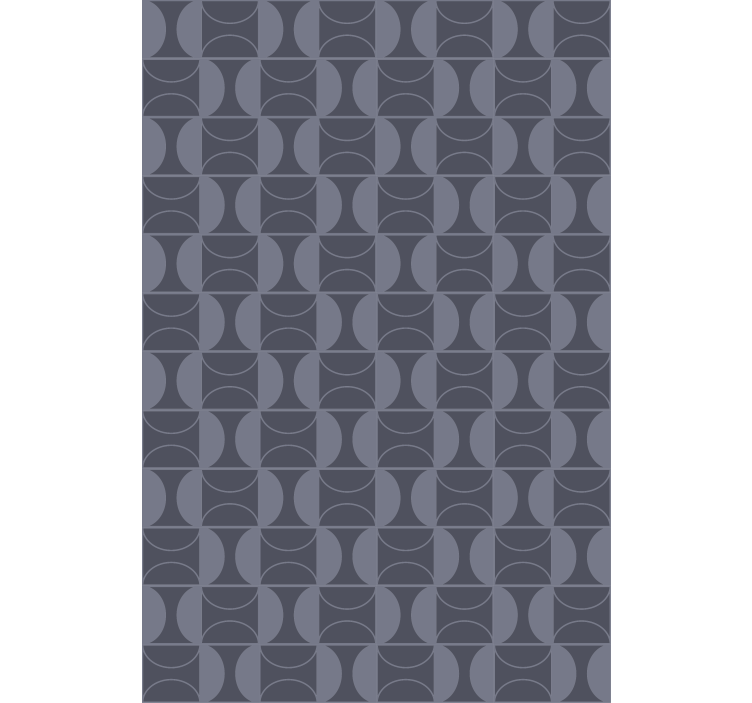 Curved grey pattern modern blind - TenStickers