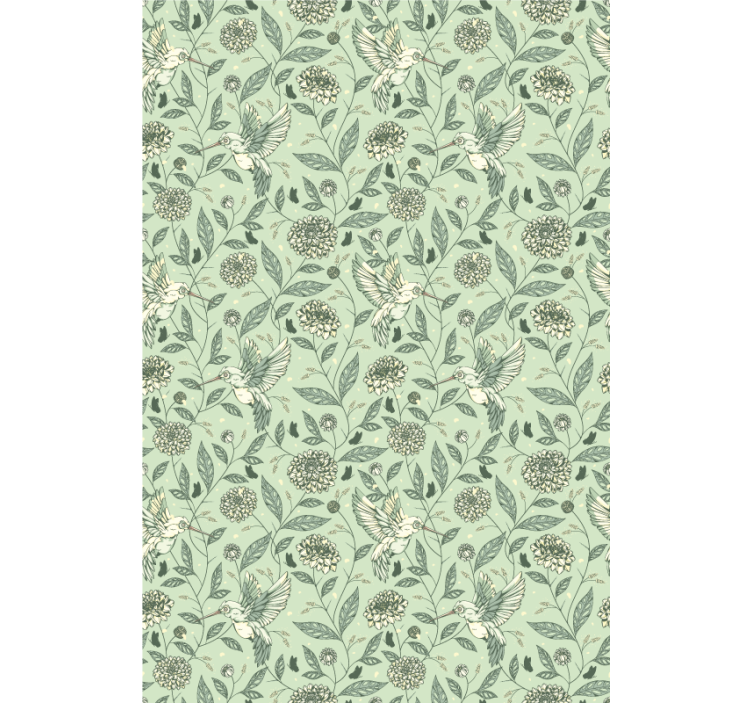 Charming Floral Design blind flowers and plants - TenStickers