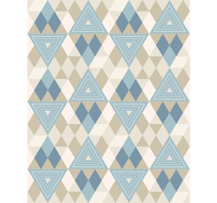 Geometric Triangles Pattern modern blind - TenStickers