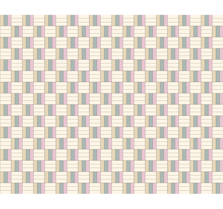 Geometric themed composition pattern roller blind - TenStickers