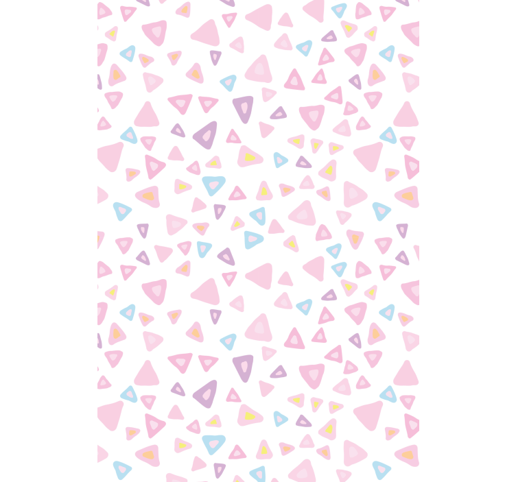 Pink triangle patterns blind children - TenStickers