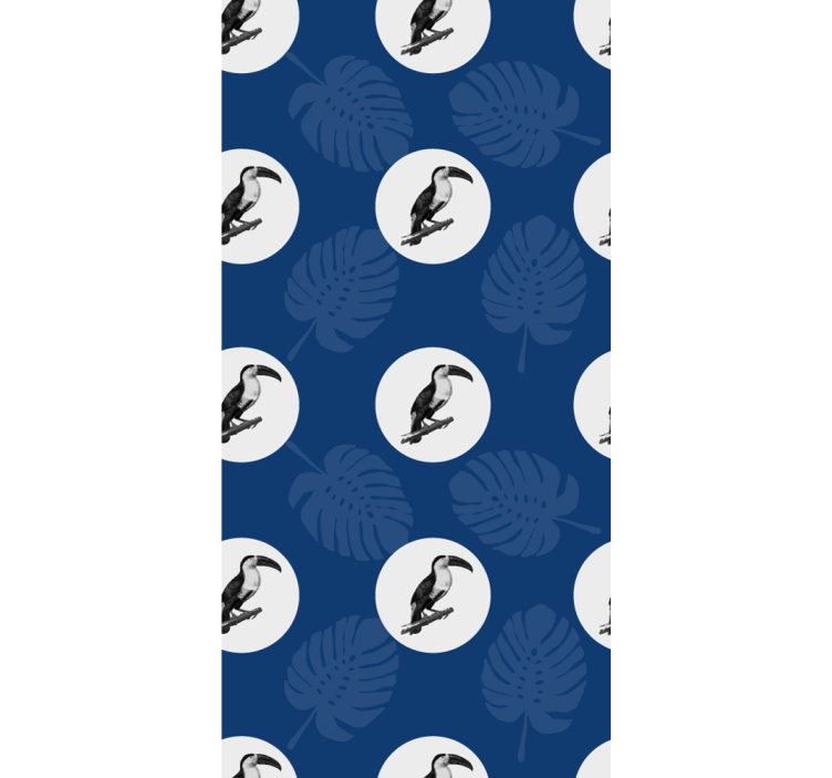 Tropical toucan pattern animals blind - TenStickers