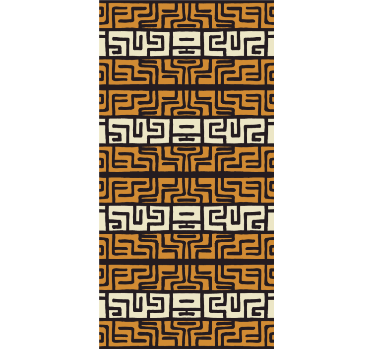 Geometric Arrangement Blend pattern roller blind - TenStickers