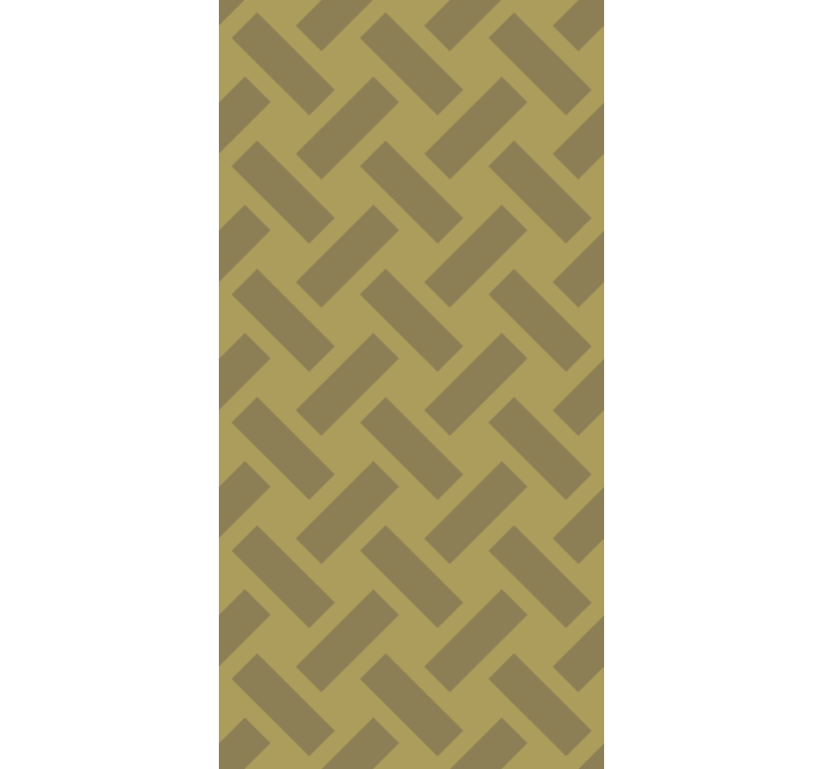 Geometric blocks blind green - TenStickers