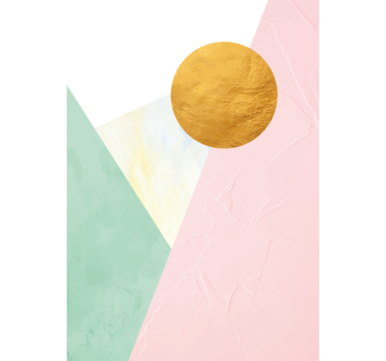 Golden Circle Design modern blind - TenStickers