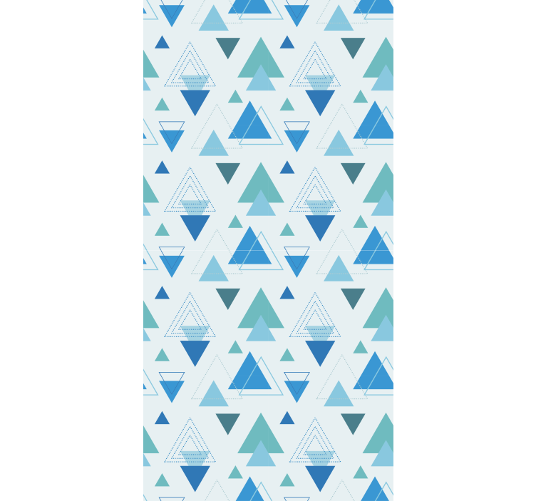Triangular Motif Arrangement modern blind - TenStickers