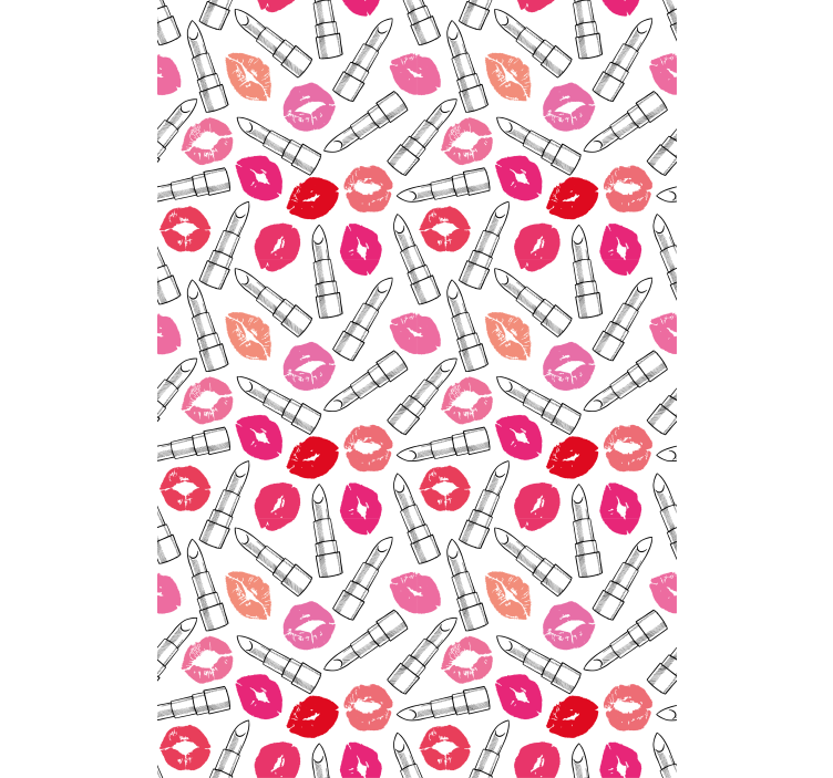 Kiss and Lipstick Patterns fun blind - TenStickers