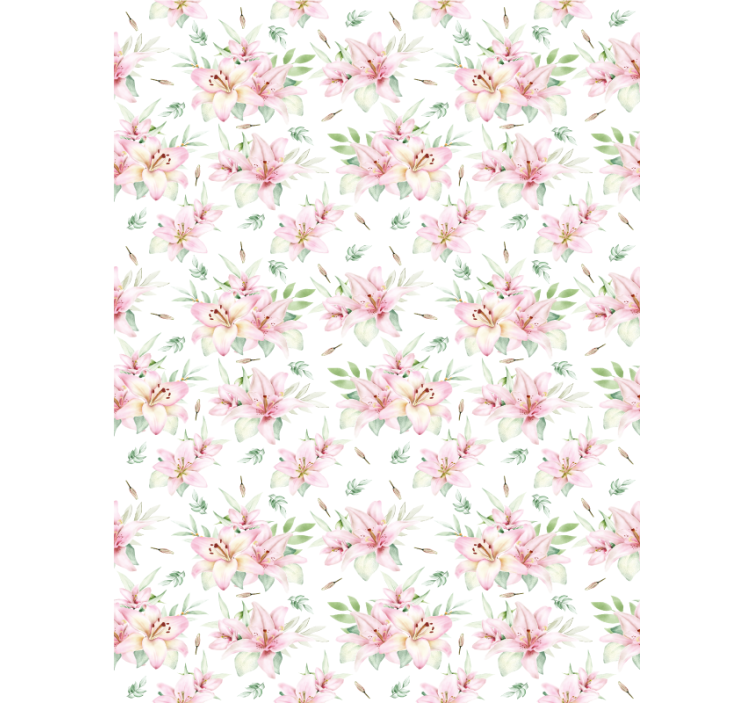 Lush Floral Patterns blind flowers and plants - TenStickers