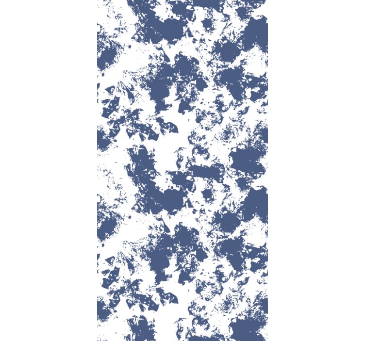 Pattern roller blind abstract blue design - TenStickers