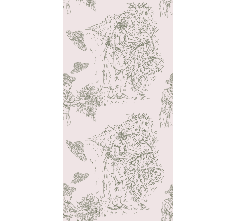 Harvest Scene Vintage elegant blind - TenStickers