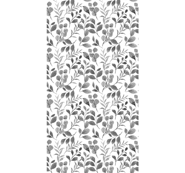 Leafy Botanical Pattern blind flowers and plants - TenStickers