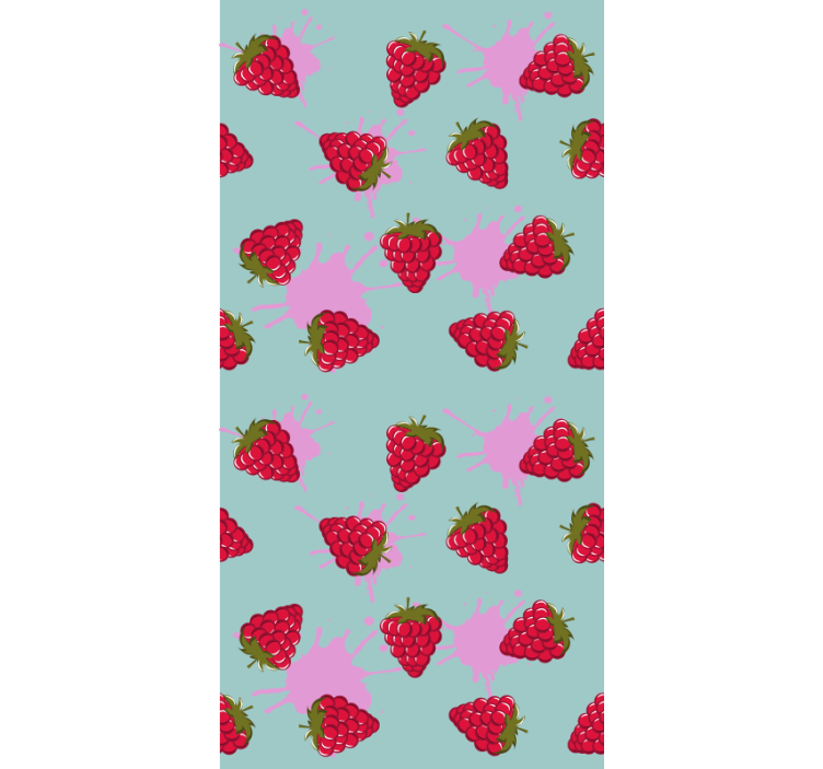 Strawberry splashes blind fruit and vegetables - TenStickers