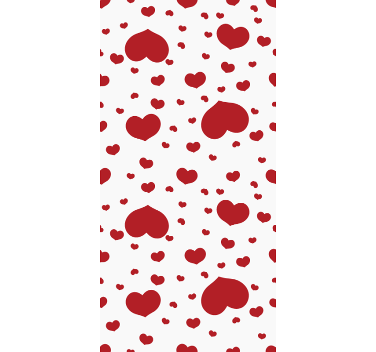Love blind heart pattern decor - TenStickers