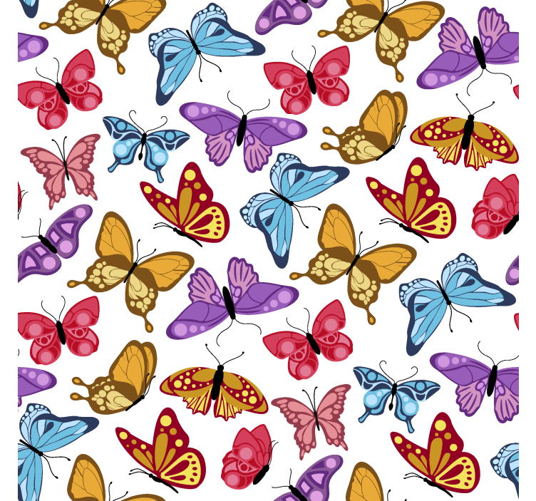 Colorful design Butterflies blind - TenStickers