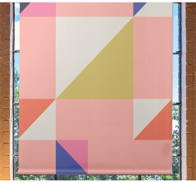Art geometric pattern Blind painting - TenStickers