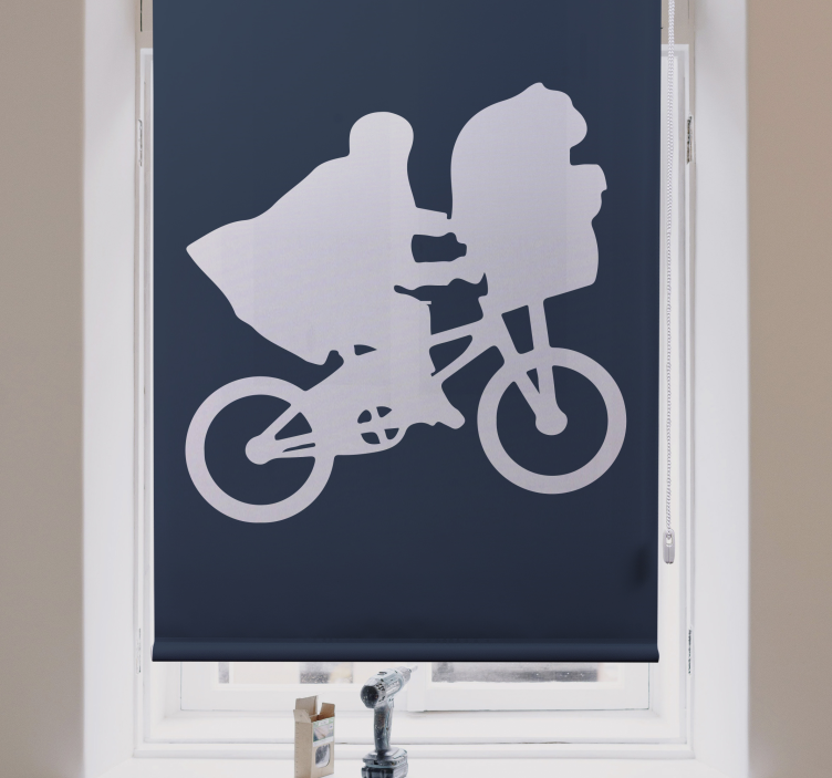 Bicycle Silhouette blind films - TenStickers
