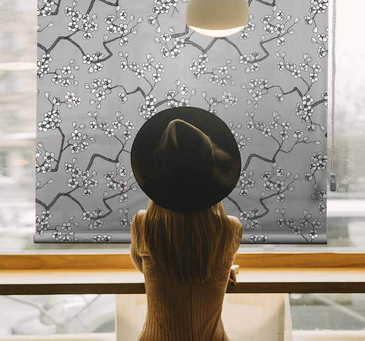 Black branches Tree blind - TenStickers