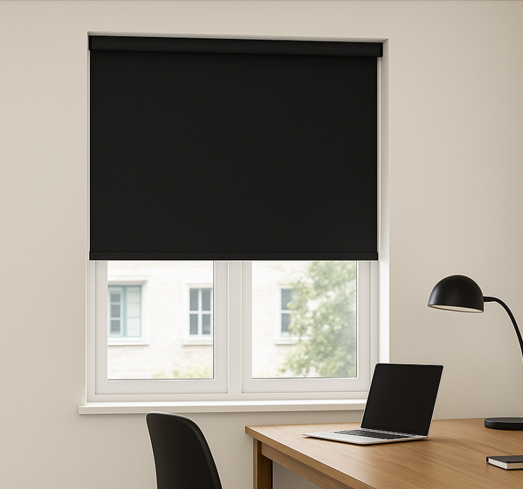 Blind office stylish essential black - TenStickers