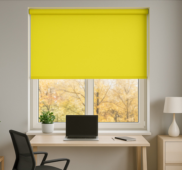 Blind office trendy yellow - TenStickers