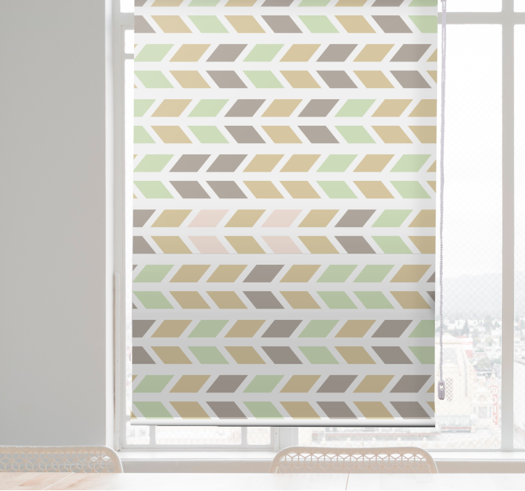 Chevron arrow patterns modern blind - TenStickers