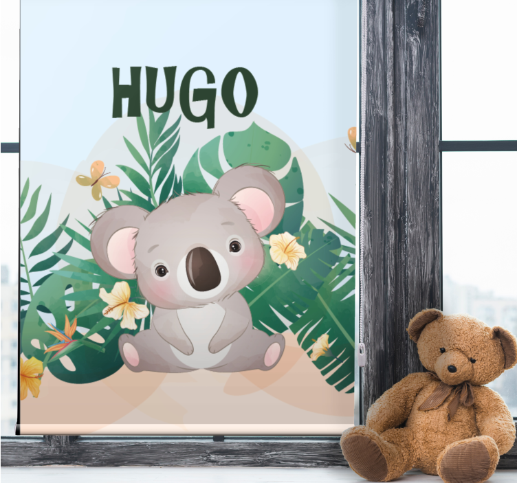 Cuddly Koala Illustration animals blind - TenStickers