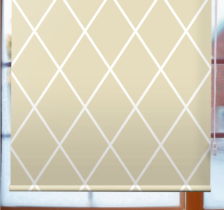 Diamond Pattern Elegance modern blind - TenStickers